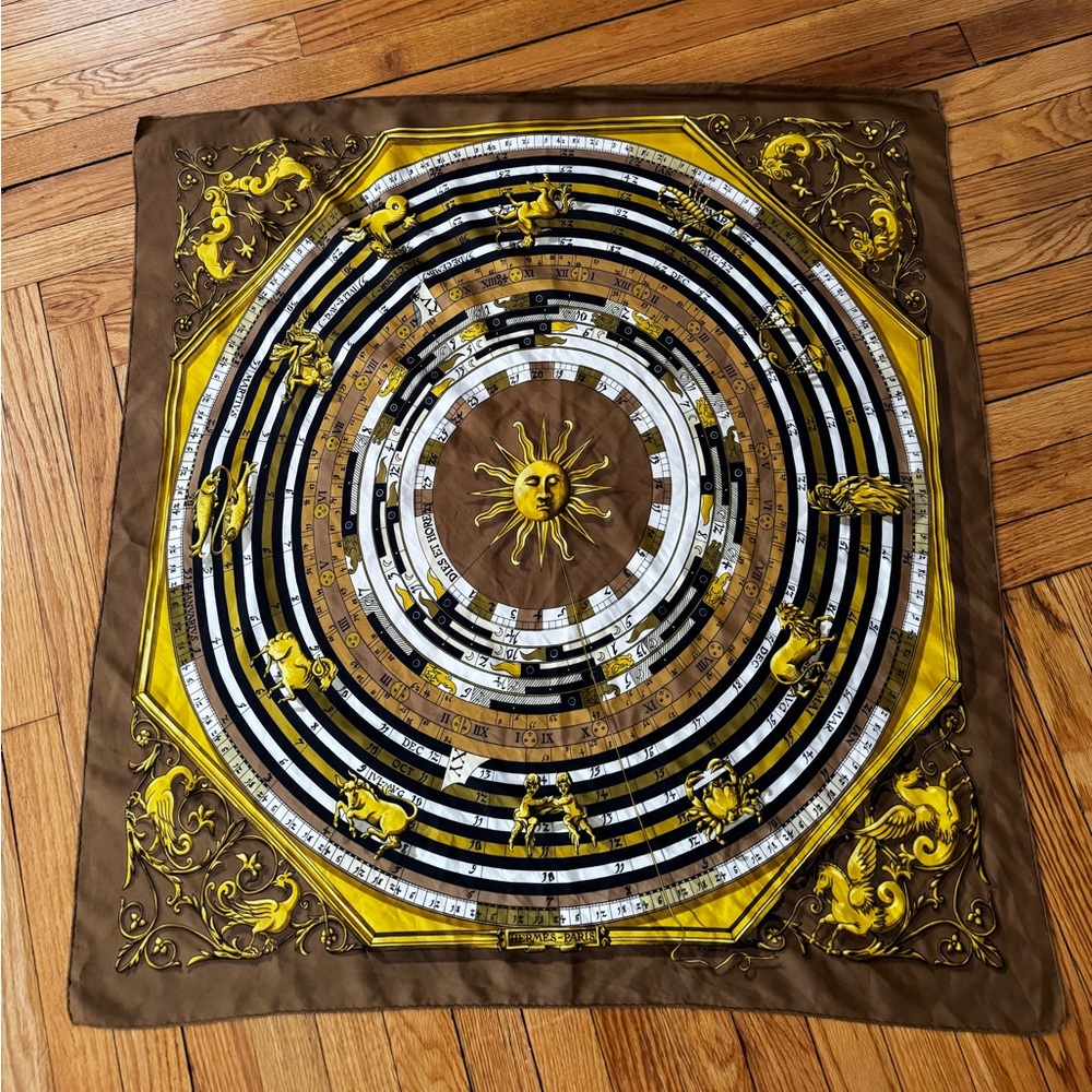 Hermes Silk Scarf